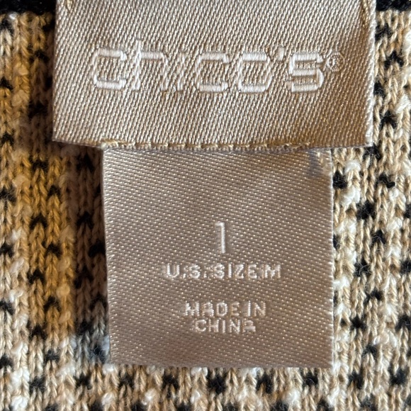 Chico’s Cotton Blend Tweed Fringe Blazer Size Medium. #47 - Picture 12 of 13